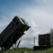 A launcher of a Patriot air defence system of the Ukrainian Air Forces is seen on the ground, amid Russia's attack on Ukraine, in an undisclosed location, Ukraine August 4, 2024. REUTERS/Valentyn Ogirenko/File Photo