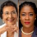 L-R President Jennifer Simons and Leader of Forward Guyana Movement Amanza Walton-Desir