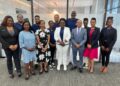 ALP Leader Dr. Simona Charles Broomes, and party members along met with Commonwealth representatives