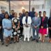 ALP Leader Dr. Simona Charles Broomes, and party members along met with Commonwealth representatives