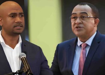 Opposition Spokesman on Health, Dr. Alfred Dawes and Health and Wellness Minister Dr. Christopher Tufton