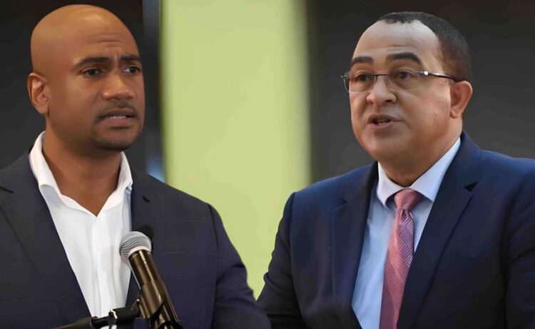 Opposition Spokesman on Health, Dr. Alfred Dawes and Health and Wellness Minister Dr. Christopher Tufton