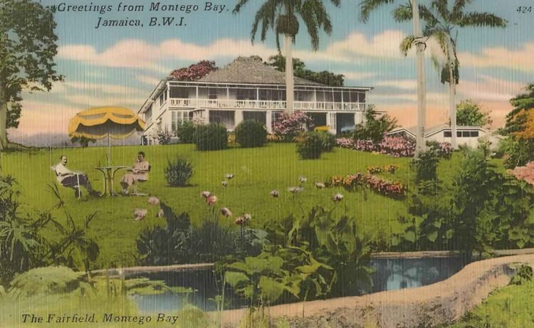 The Historic Fairfield Hotel in Fairfield, Montego Bay, the playground of the aristocracy
