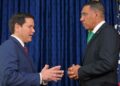 US Secretary of State Marco Rubio and Prime Minister Andrew Holness on Wednesday March 26.