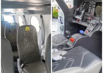New Technam aircraft interior