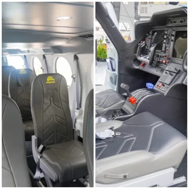 New Technam aircraft interior