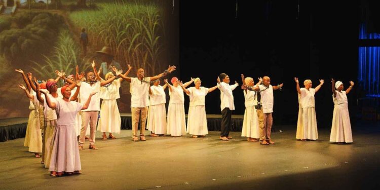 Jamaica Revue and Tallawah Mento Band Perfortming Augus Mawnin´- The Heritage Preserved