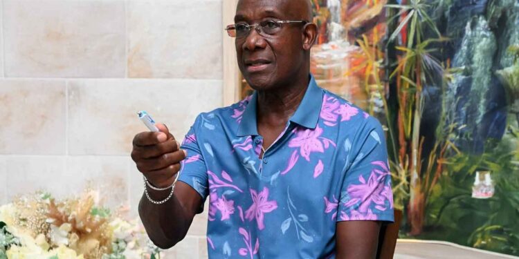 Former Trinidad and Tobago Prime Minister Dr. Keith Rowley.
