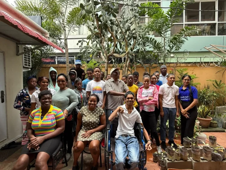 Participants of the Agricultural Innovation and Entrepreneurship Programme (AIEP) partnered with the National Agricultural Research and Extension Institute (NAREI)
