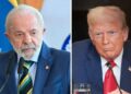 Brazilian President Luiz Inácio Lula da Silva and Donald Trump of the U.S. who announced a 50% tariff hike on Brazilian imports, effective August 1, 2025.
