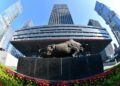 This photo taken on Oct. 8, 2024 shows the Shenzhen Stock Exchange in Shenzhen, south China's Guangdong Province. (Xinhua/Liang Xu)