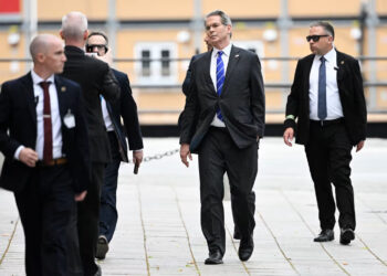 Treasury Secretary Scott Bessent arriving in Stockholm last month for trade talks with China.Fredrik Sandberg / TT news Agency via AFP - Getty Images