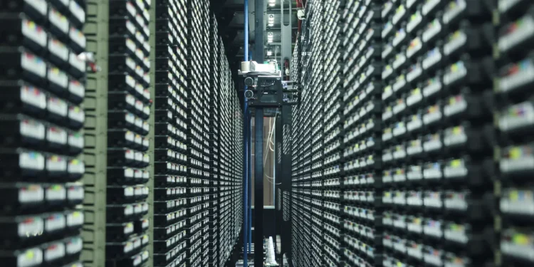 Data storage tapes at the Lawrence Berkeley National Laboratory, Berkeley, California, May 2025
Manuel Orbegozo / Reuters