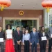 Chief Medical Officer, Dr Narine Singh, Chinese Ambassador to Guyana, Yang Yang, and the 6 scholarship recipients