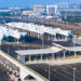 The newly completed site for centralized freight inspection at Haikou Xinhai Port and Nangang Port in Haikou, south China's Hainan Province, February 6, 2025. /VCG