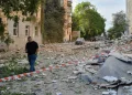 Residential buildings in Lviv were hit during the overnight strikes