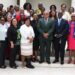 Delegates paused for a photo op after the opening ceremony of the 52nd meeting of the Regional Nursing Body