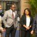 (L-R) Mr. Ian Ho-A-Shu, Senior Health Specialist, IDB; Mr Julian Belgrave, IDB Country Representative for Trinidad & Tobago; Dr. Lisa Indar, Executive Director, CARPHA and Dr. the Honourable Lackram Bodoe, Minister of Health of Trinidad and Tobago following the Opening Ceremony of the Workshop.