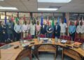 GTUC and FITUG with members of the CARICOM Observer Mission