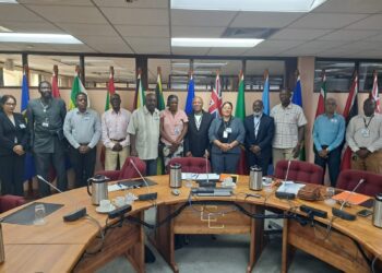 GTUC and FITUG with members of the CARICOM Observer Mission