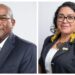 L-R AFC Presidential Candidate Nigel Hughes, and Prime Ministerial Candidate Laura George
