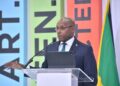 Photo: Serena Grant
Minister of Industry, Investment and Commerce, Senator the Hon. Aubyn Hill, addresses the opening ceremony of the Caribbean Investment Forum (CIF), at the Montego Bay Convention Centre in St. James, on Tuesday (July 29). The forum concludes on July 31.