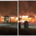 Kwakwani Secondary School destroyed by fire, August 24, 2025 (HGPTV photo)