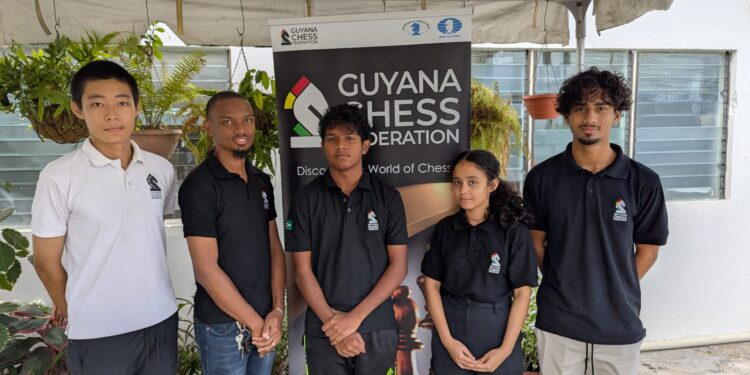 (L-R) Alexander Zhang, Anthony Drayton, Sachin Pitamber, Aditi Joshi, Kyle Couchman