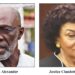 L-R Opposition-nominated GECOM Commissioner Vincent Alexander and GECOM Chairperson ret'd Justice Claudette Singh