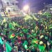 New Amsterdam supporters turned out in their numbers to support the APNU.