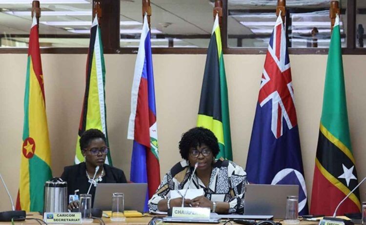 Regional Nursing Body Chair Nester Edwards (right) Outlines CARICOM nursing strategy