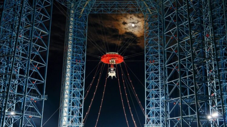 China has successfully completed a comprehensive test of its manned lunar lander Lanyue in north China's Hebei Province, August 6, 2025. /China Media Group