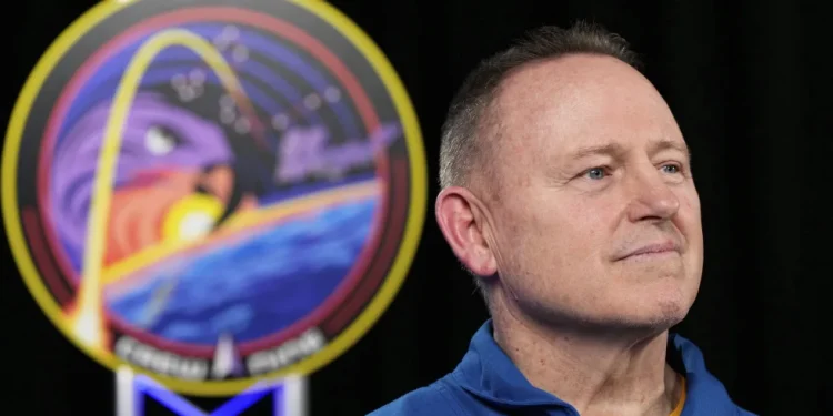 Astronaut Butch Wilmore is interviewed at Johnson Space Center on March 31, 2025, in Houston. (AP Photo/Ashley Landis, file)
