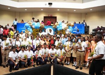 Ceremony held at the Arthur Chung Conference Centre for CSECand CAPE 2025 results- DPI photo