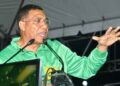 Prime Minister Dr Andrew Holness, leader of the Jamaica Labour Party at Half Way Tree on Sunday August 10, 2025.