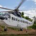 © WFP/Pedro Rodrigues UN staff move around Haiti on helicopters due to the lack of security on the ground.