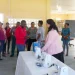 Minister Persaud at the youth centre and sewing hub in Bushlot, Region Five (DPI photo)