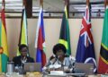 Regional Nursing Body Chair Nester Edwards (right) Outlines CARICOM nursing strategy