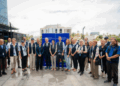 Chief Observer, Deputy Chief Observer, short-term observers and other members of the EU EOM team at today’s deploymen