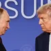 L-R Russia President Vladimir Putin and US President Donald Trump