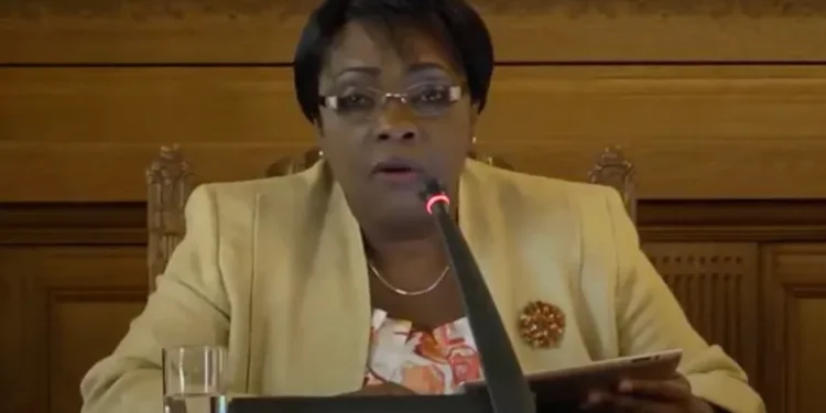Judge Julia Sebutinde [Screengrab/Courtesy of Academy for Cultural Diplomacy's YouTube channel]