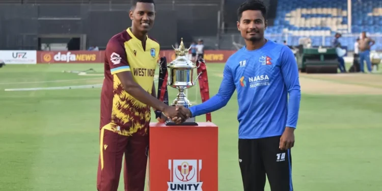 Rohit Paudel's Nepal beat Akeal Hosein's West Indies in Sharjah  •  Cricket West Indies