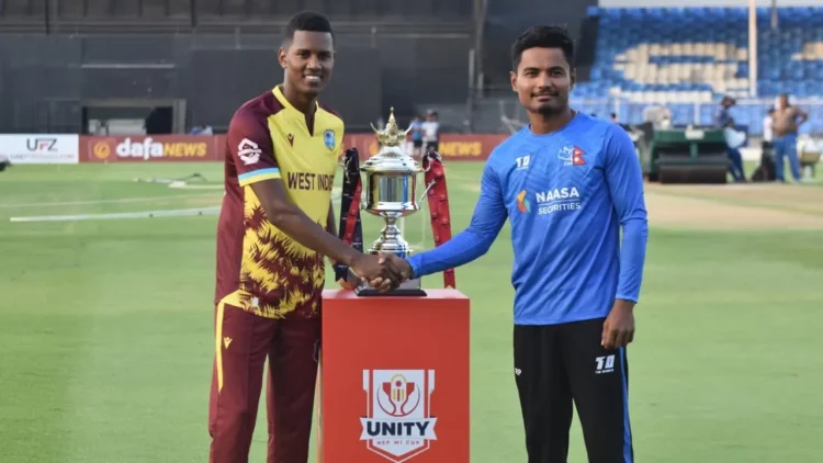 Rohit Paudel's Nepal beat Akeal Hosein's West Indies in Sharjah  •  Cricket West Indies