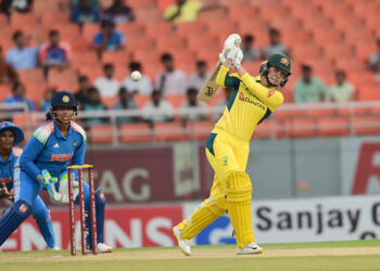 Phoebe Litchfield top-scored as Australia reached the target with six overs to spare. (Getty Images: Ravi Kumar/Hindustan Times)