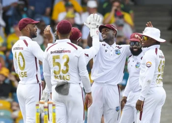 Team West Indies in action