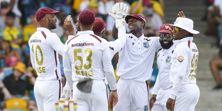 Team West Indies in action