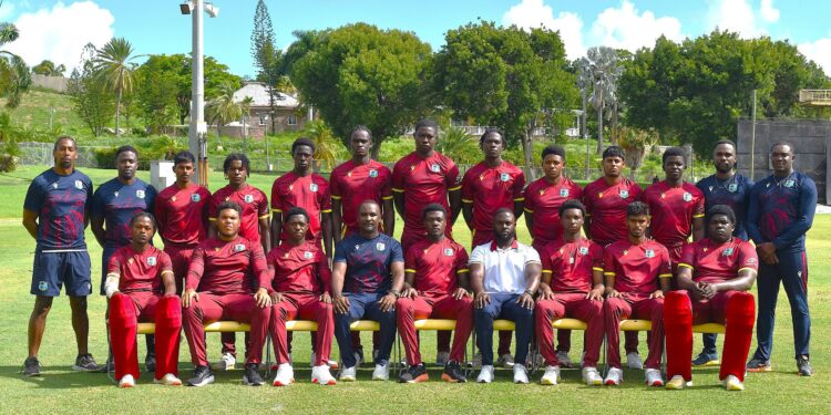 West Indies Under 19 Team & Management Unit
