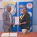 Centaur Holdings CEO, Oscar Richmond and General Manager, Michellina Richmond pose proudly with GNBS Made in Guyana Certificate.