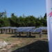Part of the three-point solar panel system on Arian Island, Batavia, Cuyuni-Mazaruni