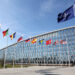 National flags of Alliance's members flutter at NATO headquarters in Brussels, Belgium April 2, 2025. REUTERS/Yves Herman/ File Photo